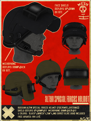 Second Life Marketplace - SISU - Altyn Special Forces Helmet